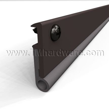 Barzen #SRS30 Dark Bronze Anodized Door Bottom .27" Neoprene Bulb Seal