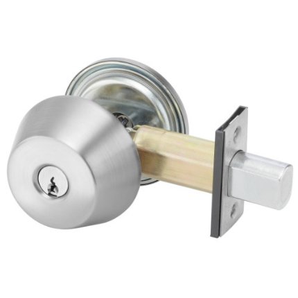 Accentra D262-1807 Single Cylinder Deadbolt with Classroom Thumbturn, Schlage C Keyed, Grade 2