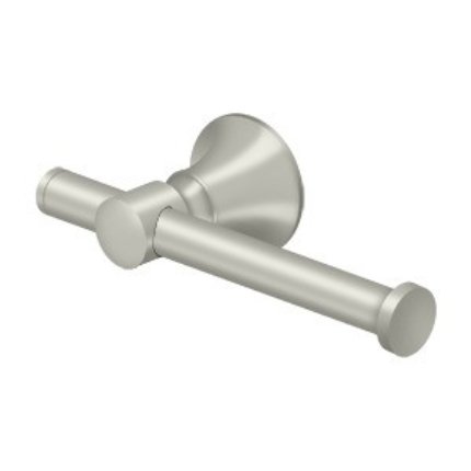 Deltana 88 Bath Series, Toilet Paper Holder Single Post Satin Nickel (US15) Finished