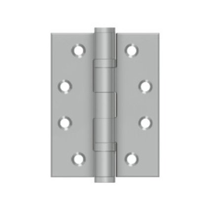 Deltana, 2 Ball Bearing, Stainless Steel, 5 Knuckle, Full Mortise Hinge, 4" X 3"