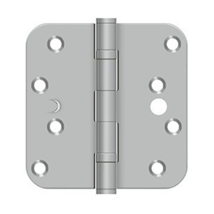 Deltana Residential Grade, 5 Knuckle, Full Mortise Hinge, 4" x  4"Satin Stainless Steel Finishes