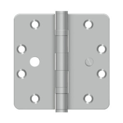 Deltana DTSS45R4SBU32D, 2 Ball Bearings, Satin Stainless Steel (US32D), Full Mortise