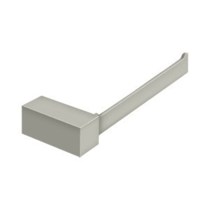 Deltana Zinc-Aluminum Toilet Paper Holder Single Post Satin Nickel (US15) Finished