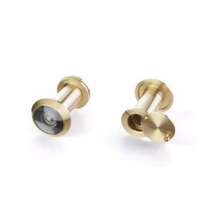 Emtek Solid Brass, Door Peephole, Satin Brass (US4) Finished