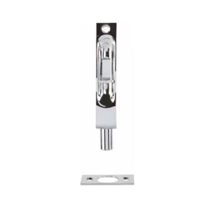 Emtek Door Flush Bolts with Square Corners Polished Chrome (US26) Finished