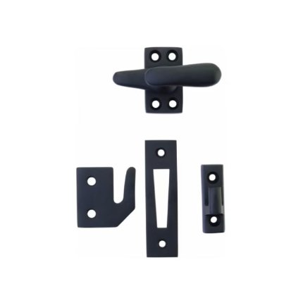 Emtek Large Size Casement Latches Flat Black Finished
