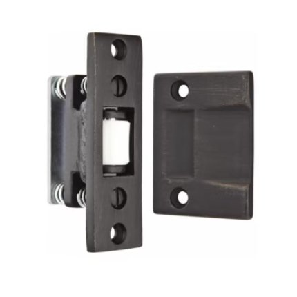Emtek Door Roller Catch with Strike & Screws Medium Bronze (MB) Finished