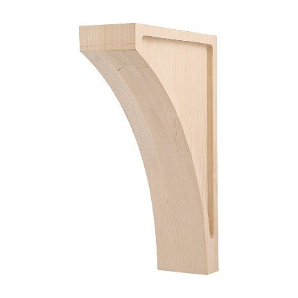 Hafele Wooden Corbel, 12" x 3" x 8", Birch finish