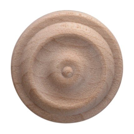 Hafele Wooden Ornament, Ø1-1/4", Maple, Maple finish