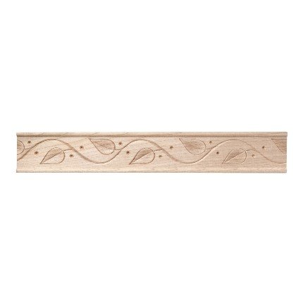 Hafele Wooden Moulding, 1 3/4" x 11/32" x 96" (H x D x L), Maple finish
