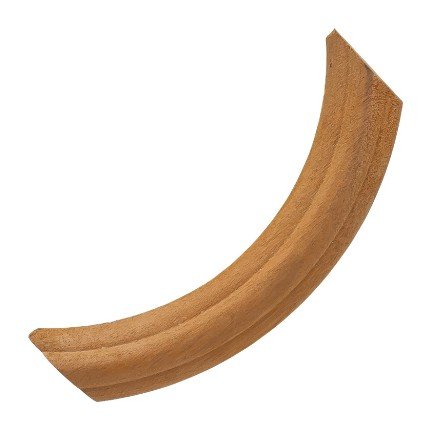 Hafele Wooden Moulding, Pliable, 1/2 x 1/4 x 2-3/16" (H x D x L), Cherry finish