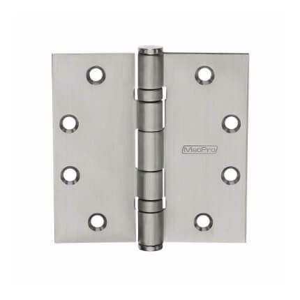  McKinney MacPro Hinge Ball Bearing, 5 Knuckle, Stainless Steel, Full Mortised Stainless Steel; Satin (US32D) Finished