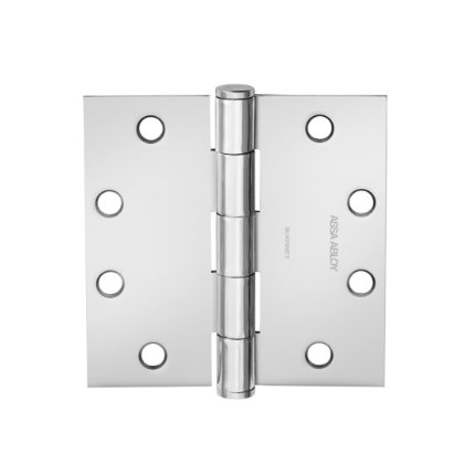 McKinney Standard Steel Hinge, 5 knuckles, Full Mortised Satin Chrome (US26D) Finished