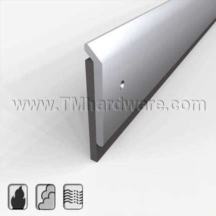 Pemko #315SSN Door Bottom, Stainless Steel with .313" Neoprene Seal