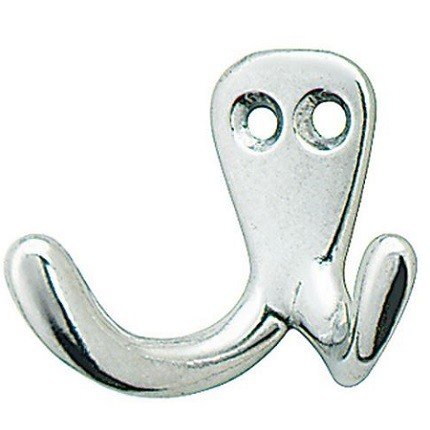 Double hook for wall