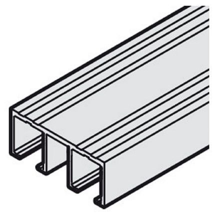 Hafele Slido Classic, Double Top Running Track, Screw-In Mounting, 98"