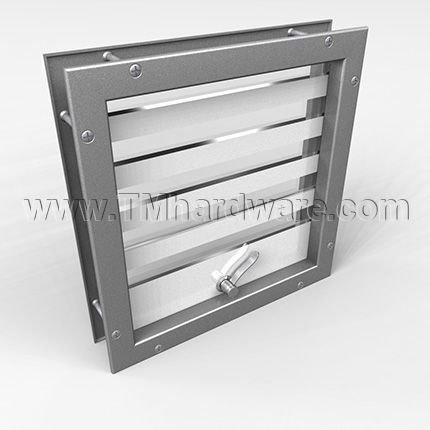 Activar Vision Lite Kit VISTAMATIC, Privacy Glazed Secure Vision Panel, For 1-3/4" Doors, 1/4" Clear Tempered Glass Panes, up to 4' x 8'