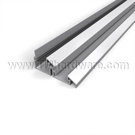 Hafele EKU Combino, Double Guide Top Track, Screw Mounting, 98" - 137"