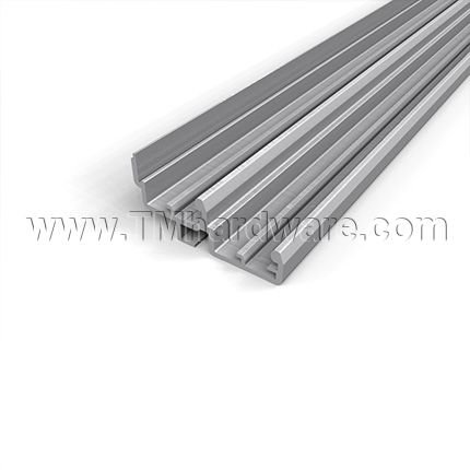 Hafele EKU Combino, Double Running Lower Track, Screw Mounting, 98" - 137" Length
