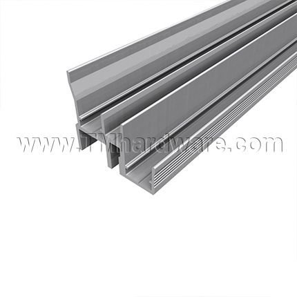 Hafele Double Upper Guide Track, 20 and 35 H Foreslide EKU Clipo, 98" or 137"