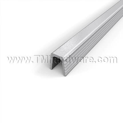 Hafele EKU Clipo, Lower Guide Channel with Harpoon Ribs, 98" Length