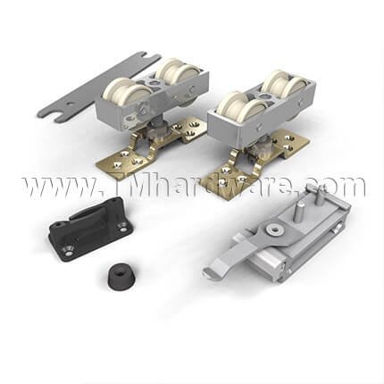 Hawa Junior 120/A Sliding Door Hardware, up to 264 Lbs., Surface Mounted, Top Hung System