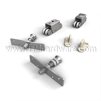 Hettich TopLine Grant 71-222 Sliding Hardware, 3/4" Thick Minimum, 150 Lbs.