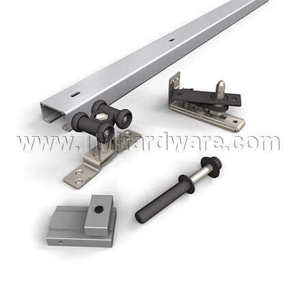 Hettich Grant Bi-fold 150 Sliding Door Hardware and Track, Doors up to 150 Lbs. per Panel, 2 Panel / 4 Panel Applications