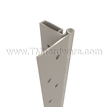 Hager 790-904 Continuous Hinge, Stainless Steel Half Mortised With Security Molding