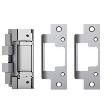 HES 8000C Complete Pac Electric Strike, Faceplates Included, Concealed Design, For Cylindrical Locksets up to a 5/8" Latchbolt Throw