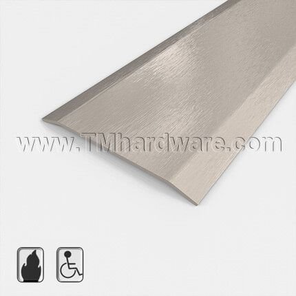 NGP 413SS Utility Threshold, 4" Stainless Steel, .25" Height