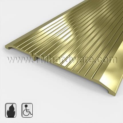 NGP 428BR Utility Threshold, 8" Brass, .5" Height