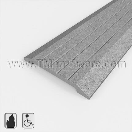 NGP 4424 Heavy Duty Threshold, 4" Cast Aluminum with Abrasive Surface, .5" Height