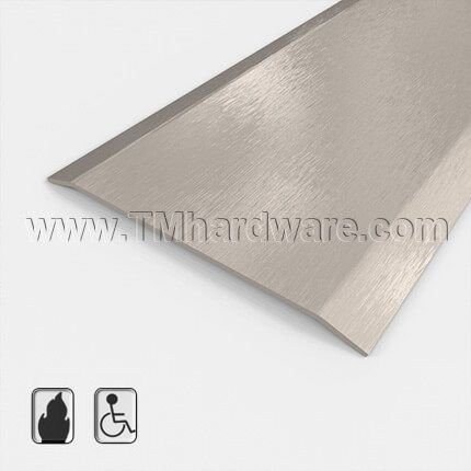 NGP 513SS Utility Threshold, 5" Stainless Steel, .25" Height