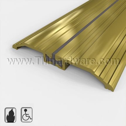 Pemko #252x2BFG Utility Threshold, 4.125” Bronze with Thermal Break, .5” H