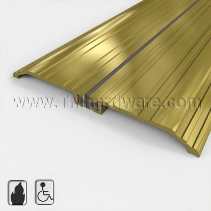 Pemko #253x3BFG Utility Threshold, 6.125” Bronze with Thermal Break, .5” H