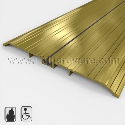 Pemko #254x4BFG Utility Threshold, 8.125" Bronze with Thermal Break, .5" H