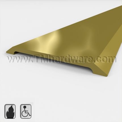 Pemko #151B Utility Threshold, 3" Bronze with Smooth Top, .25" Height