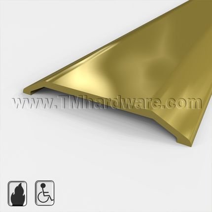 Pemko #175B Utility Threshold, 4" Bronze with Smooth Top, .5" H
