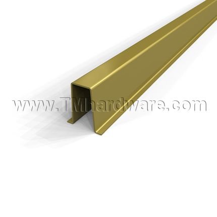 Pemko #PB30 Interlocking Liner Weatherstrip, Bronze, For Hinge Rail of Wooden Doors, 96" Length