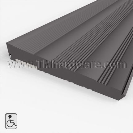 .5" to 1" Height Rubber Ramp Bridge, 6" Length