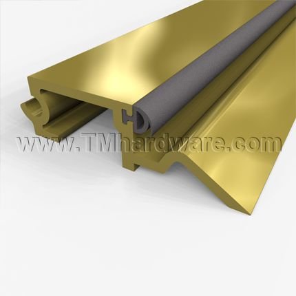 Zero #7001 Adjustable Interlocking Threshold, Bronze with Neoprene Gasket, 3.25" Wide