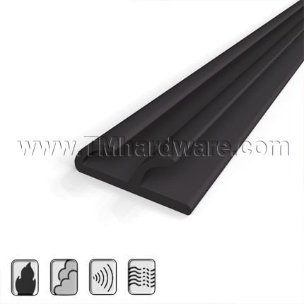 Zero #8042S Adhesive Weatherstrip, Silicone Double Fin Shape