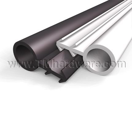 Zero #8054 Kerf Weatherstripping, Silicone, .25" Ring-Shaped Pressure Seal
