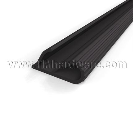 Zero #8145S Adhesive Weatherstrip, .5" Silicone, Teardrop with Fin