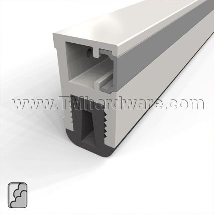 Door Gasket , Aluminum with Cover, and Sponge Neoprene Seal