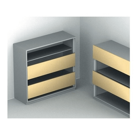 Hafele EKU Libra 20 H Set For Vertical Wooden Sliding Doors