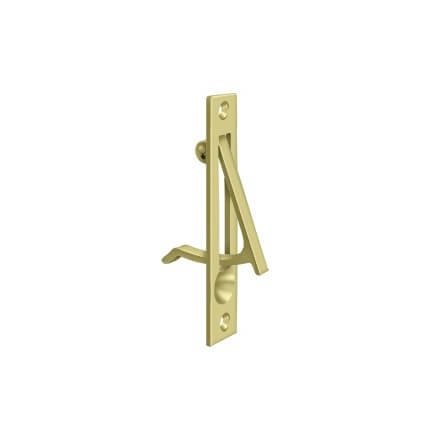 Pocket Door Edge Pull in gold finish