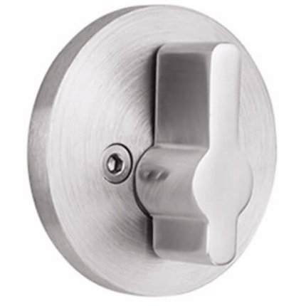 Emtek S52007 Modern Disc Stainless Steel, Single Sided Deadbolt
