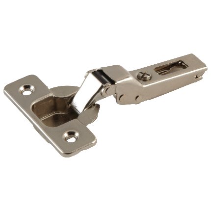Salice Concealed Hinge, 200 Series, 94° Opening Angle, Dowel, Half Overlay, Self-close